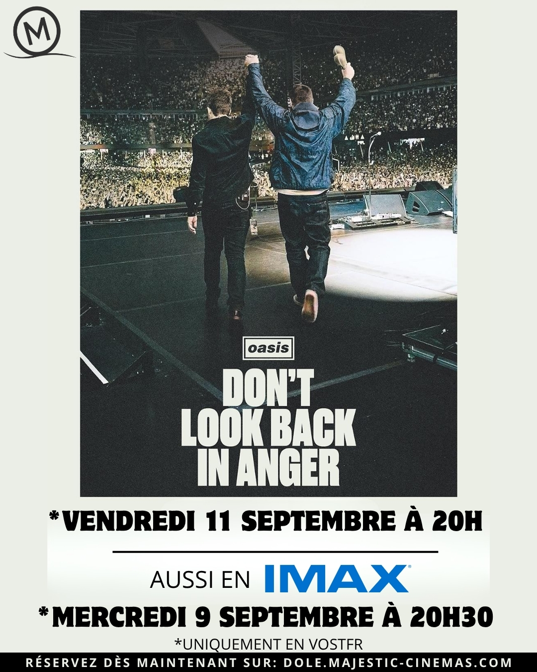 Oasis don't look back in anger