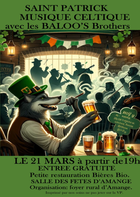 Saint Patrick - concert de musique celtique