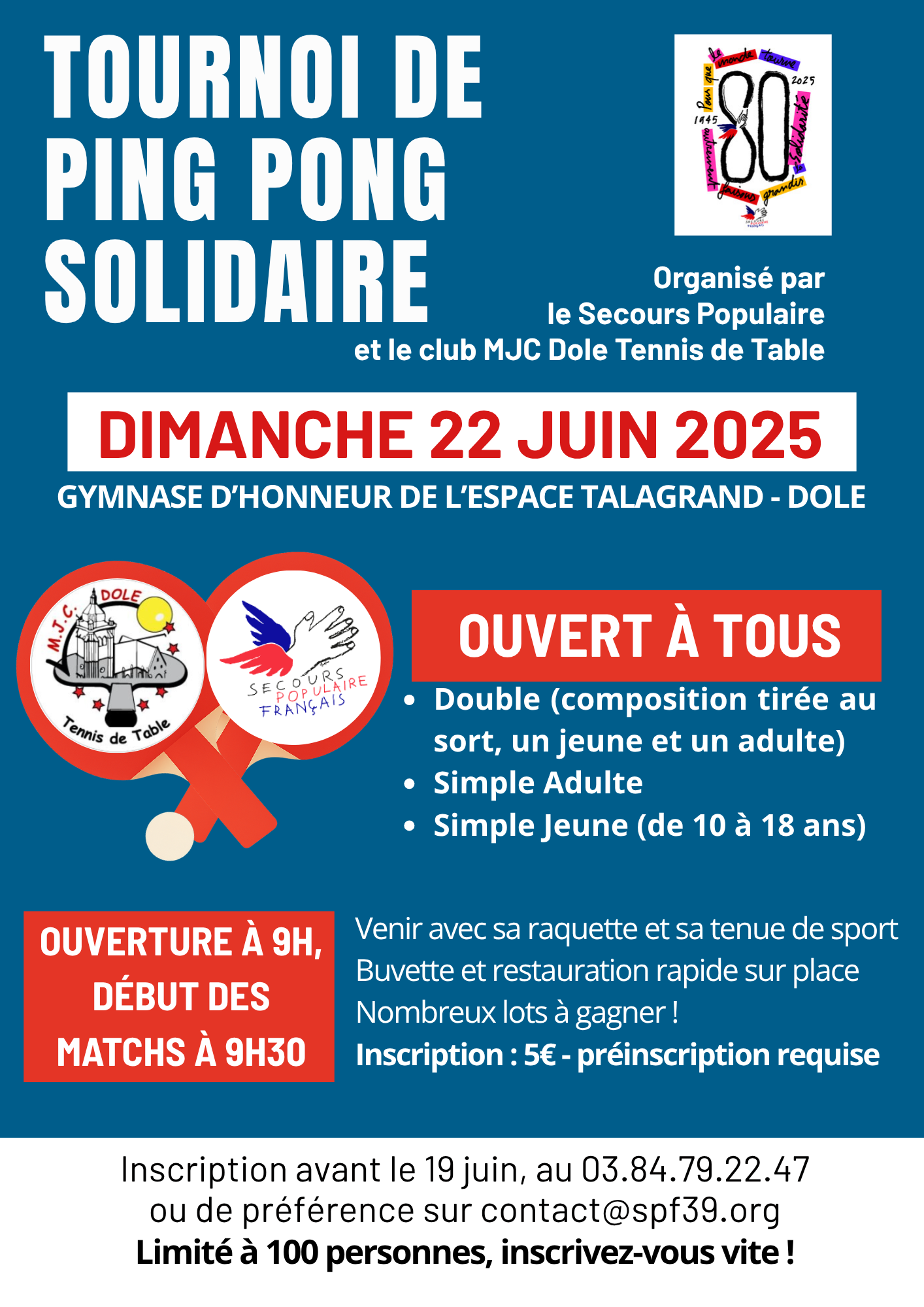 Tournoi de Ping Pong Solidaire