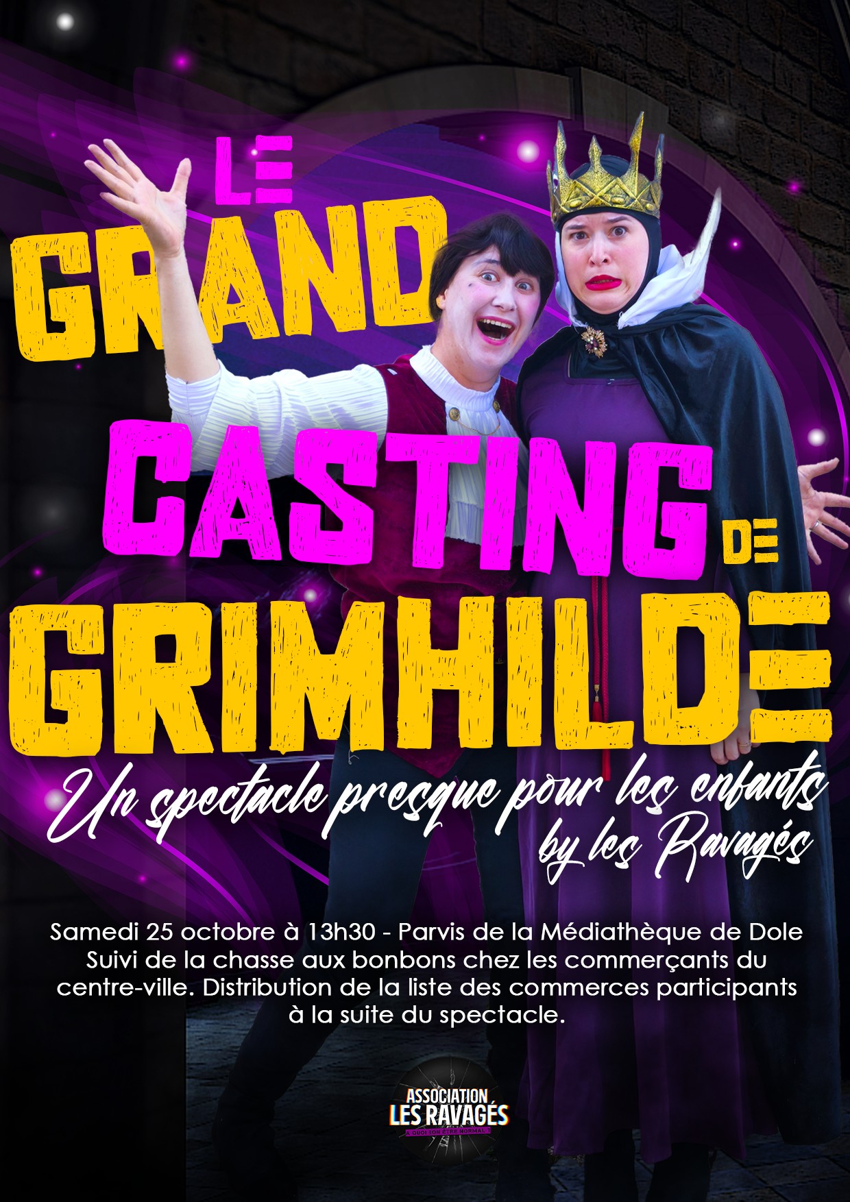 Spectacle presque pour les enfants "Le grand casting de Grimhilde"