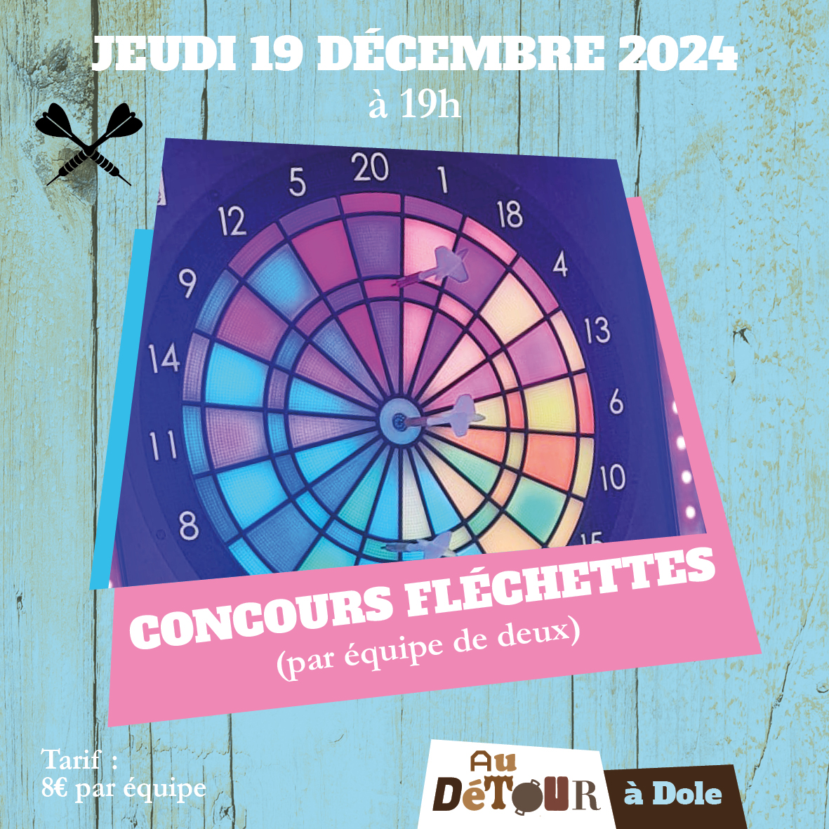 Concours de Fléchettes par équipe de deux