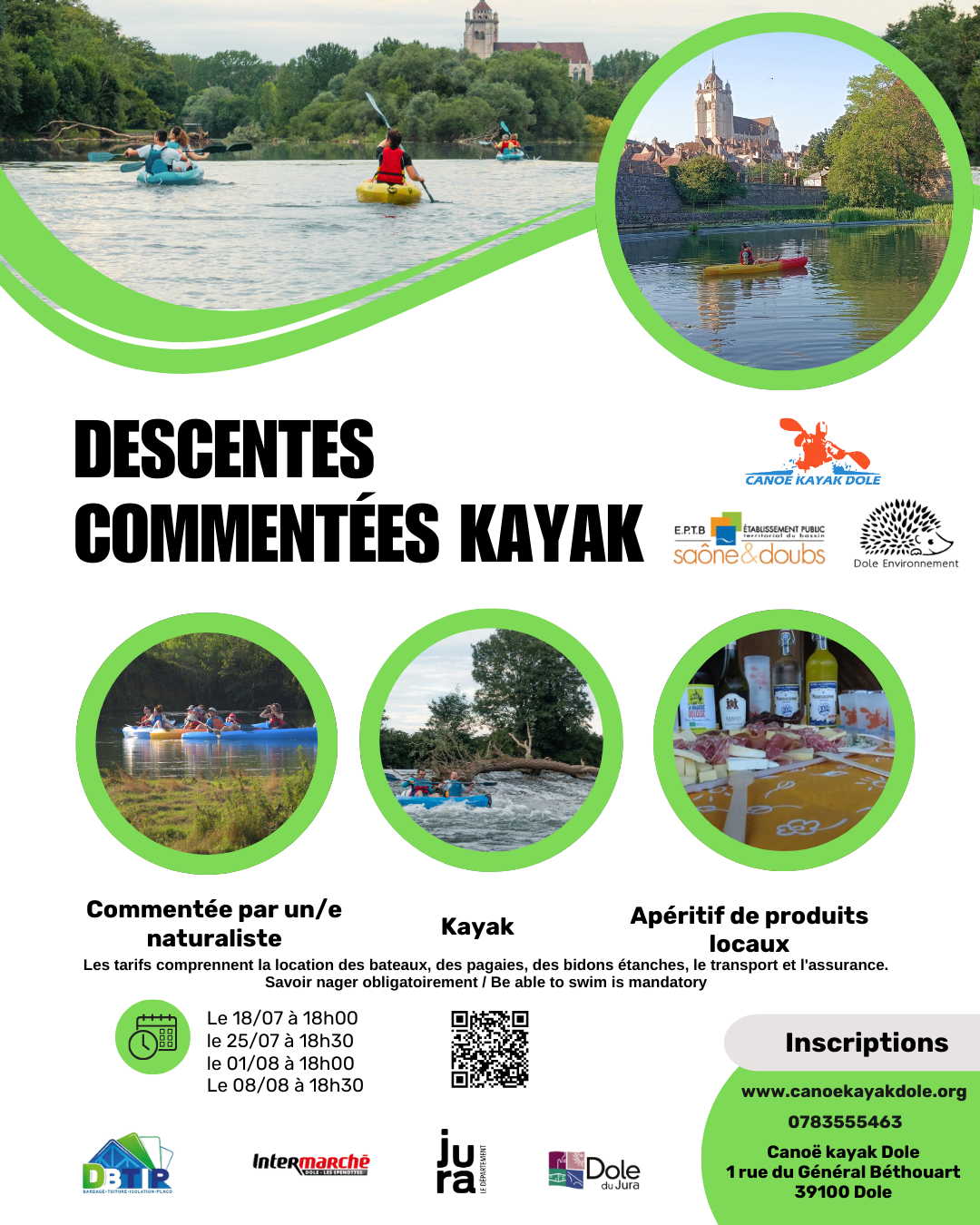 Descente commentée kayak