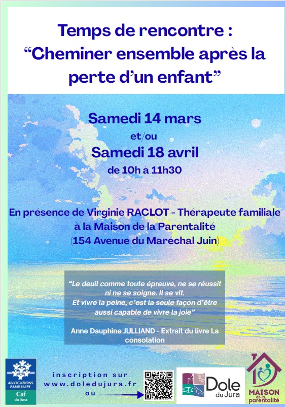 Temps de rencontre "cheminer ensemble après la perte d'un enfant"