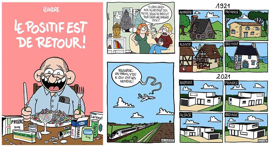 Exposition de dessins de Léandre