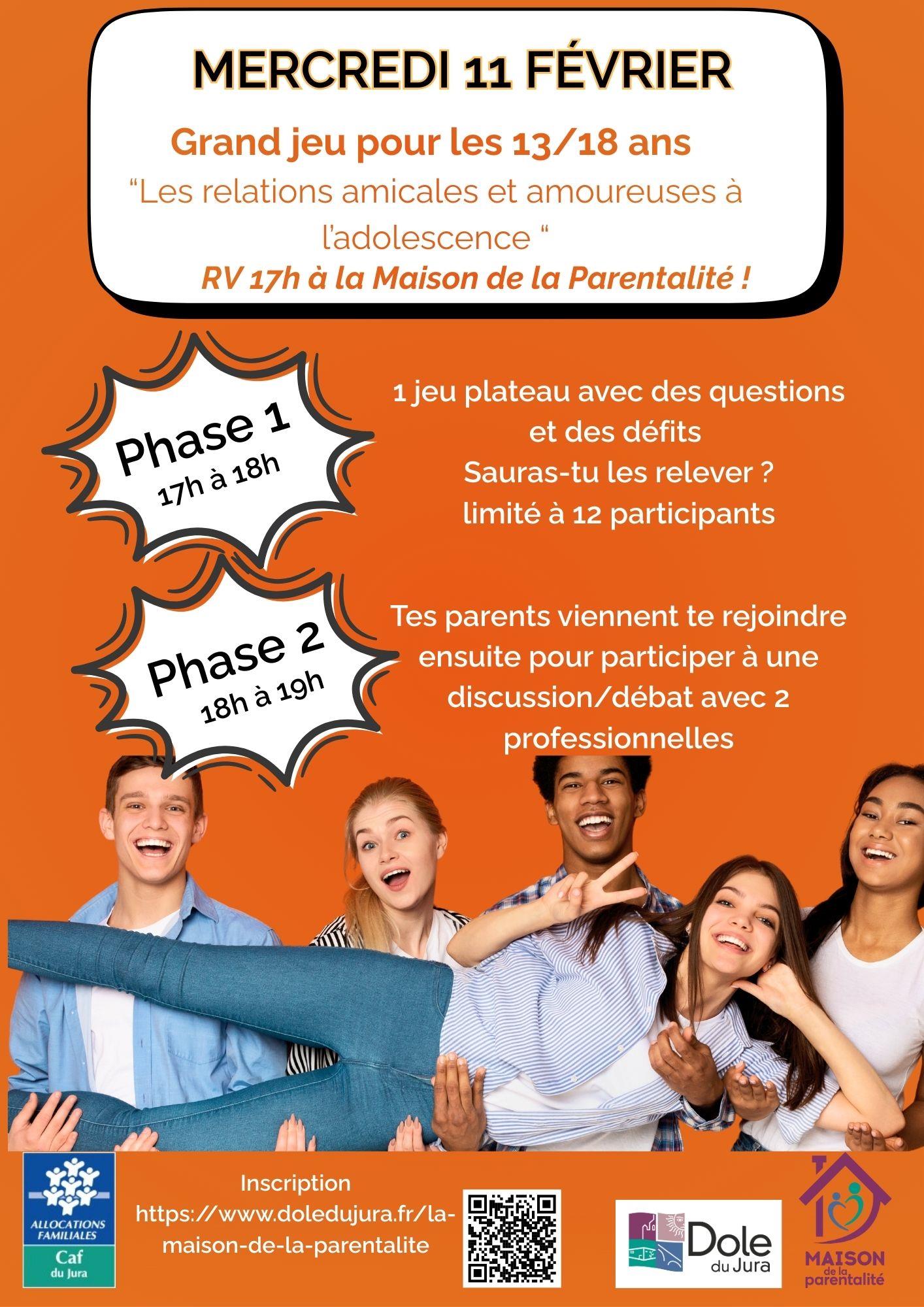 Grand jeu des relations amicales et amoureuses