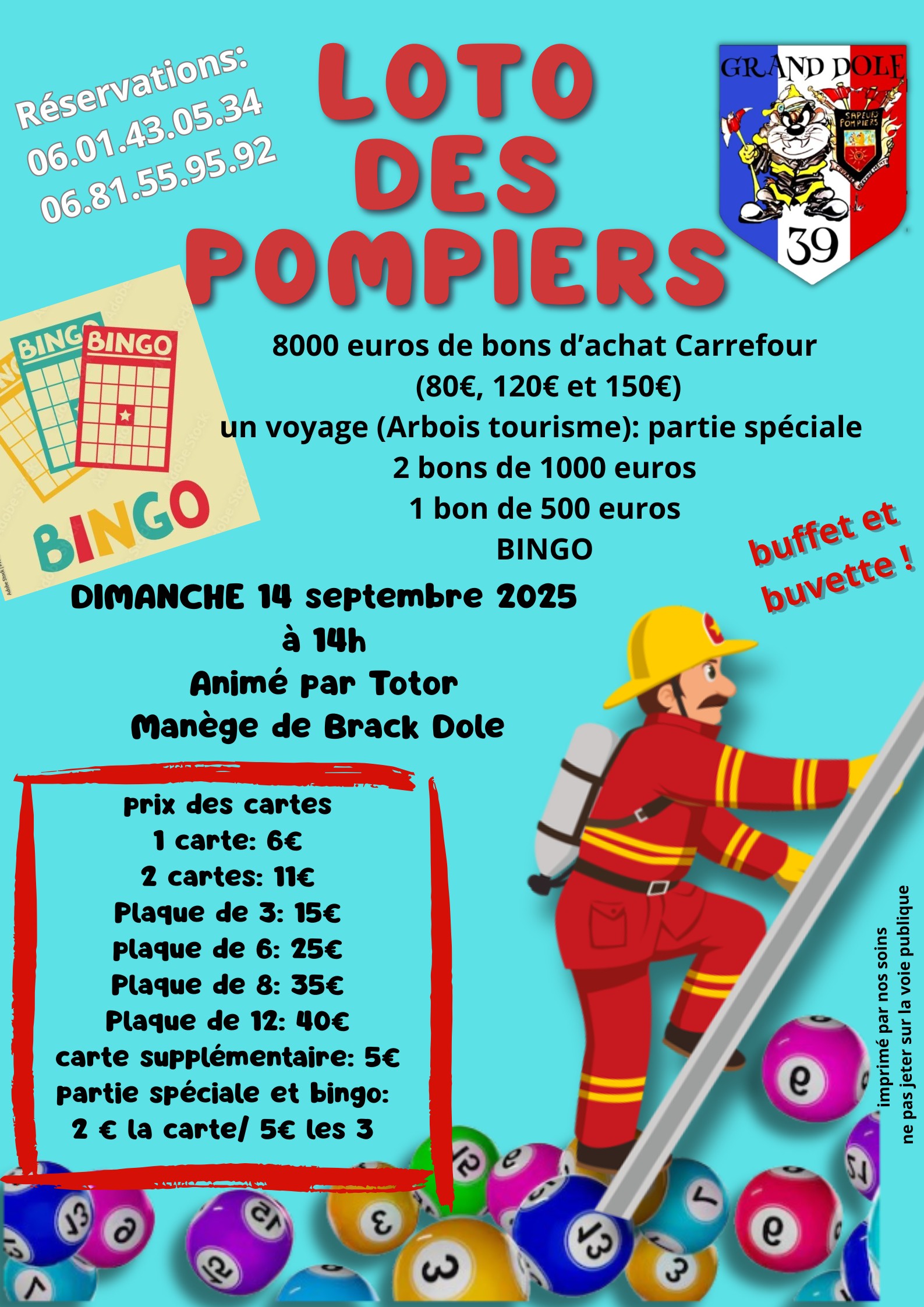 Super loto des pompiers