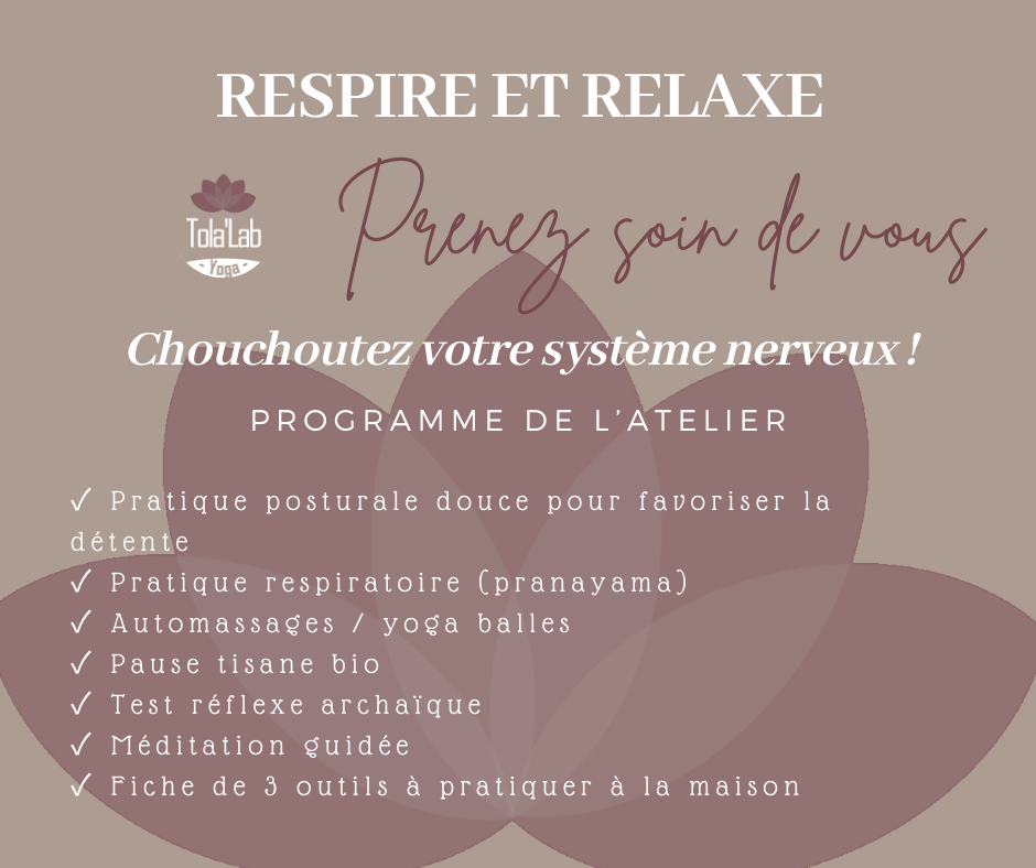 Yoga - Atelier Respire et relaxe