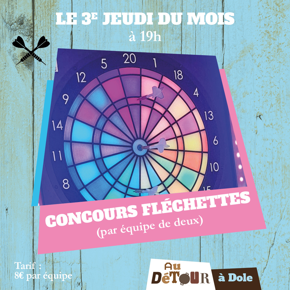 Concours de Fléchettes par équipe de deux
