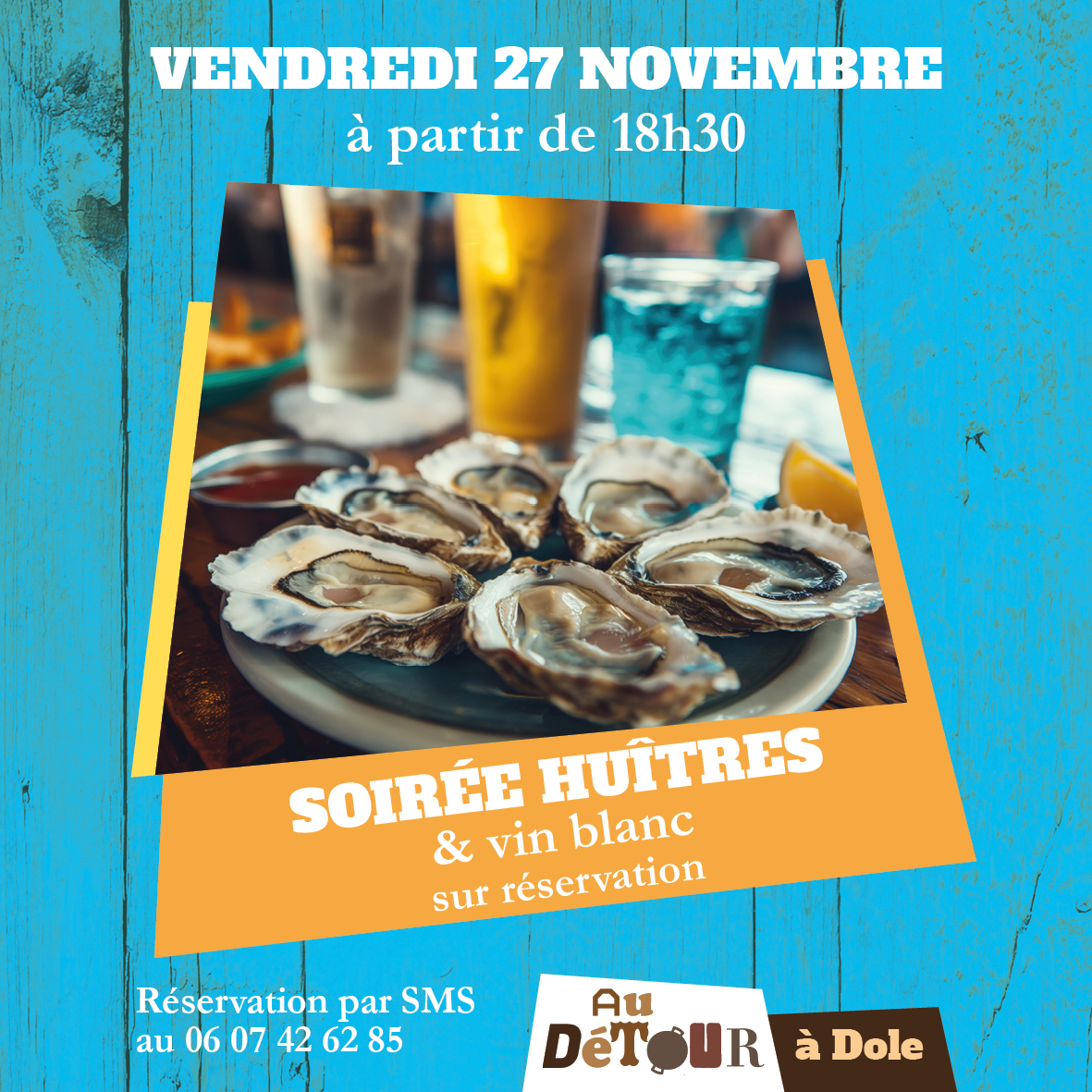 Soirée Huîtres & Vin blanc
