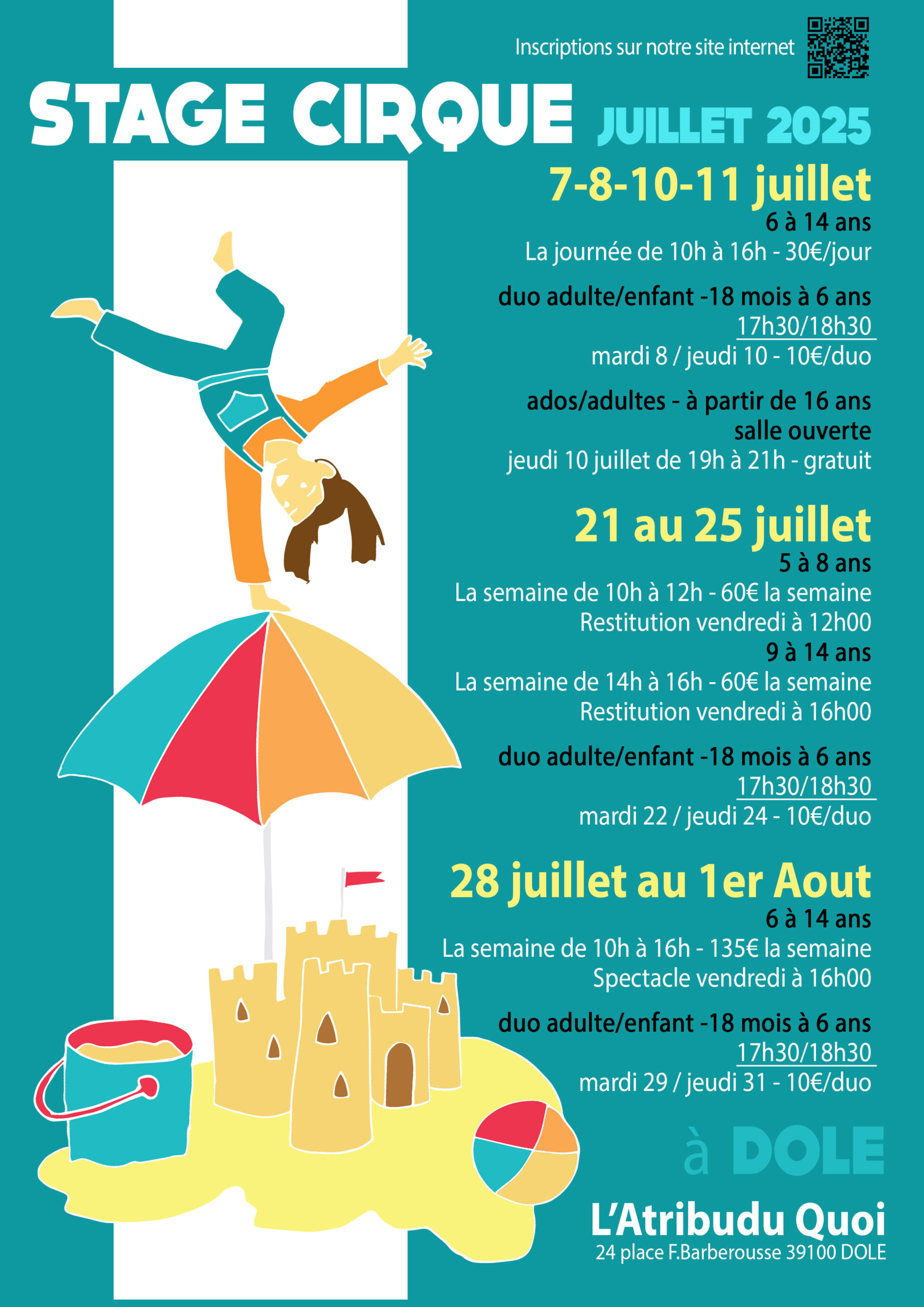 Stages de cirque