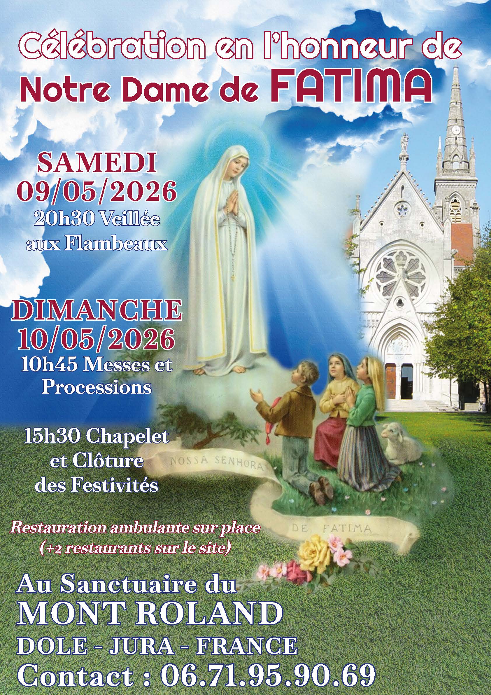 Pélerinage Notre Dame de Fatima