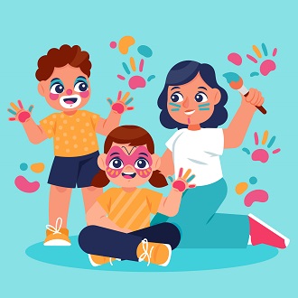 Atelier bébé barbouille