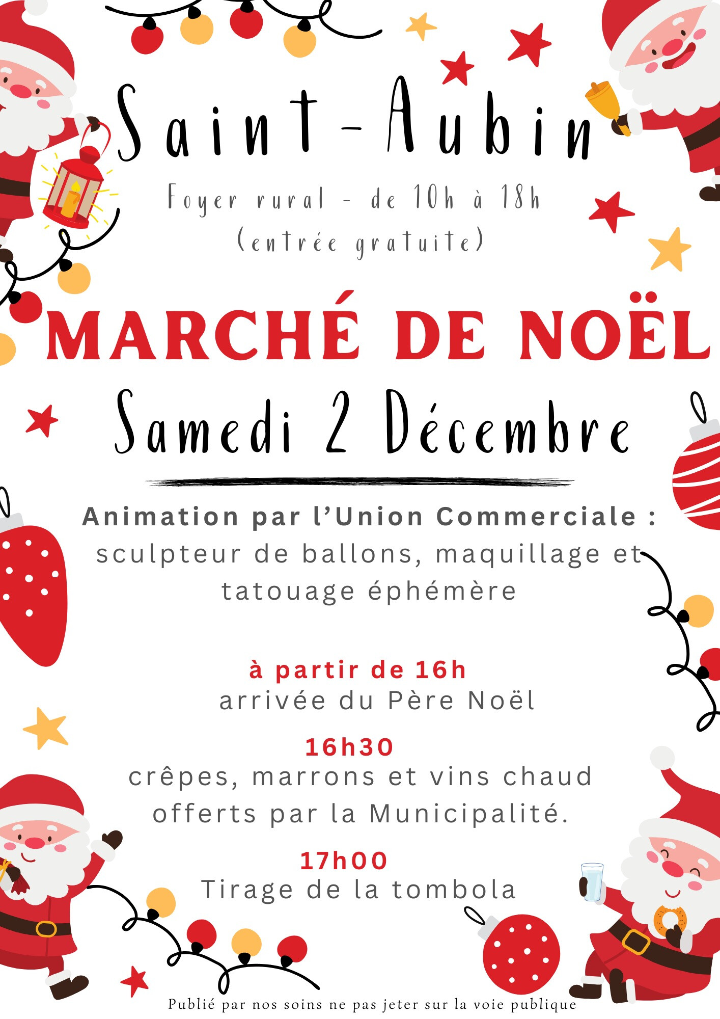 Marché de Noël de Saint-Aubin
