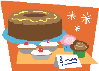 Vente de gâteaux du monde et tombola