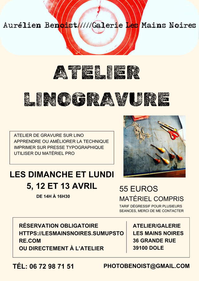 Atelier linogravure