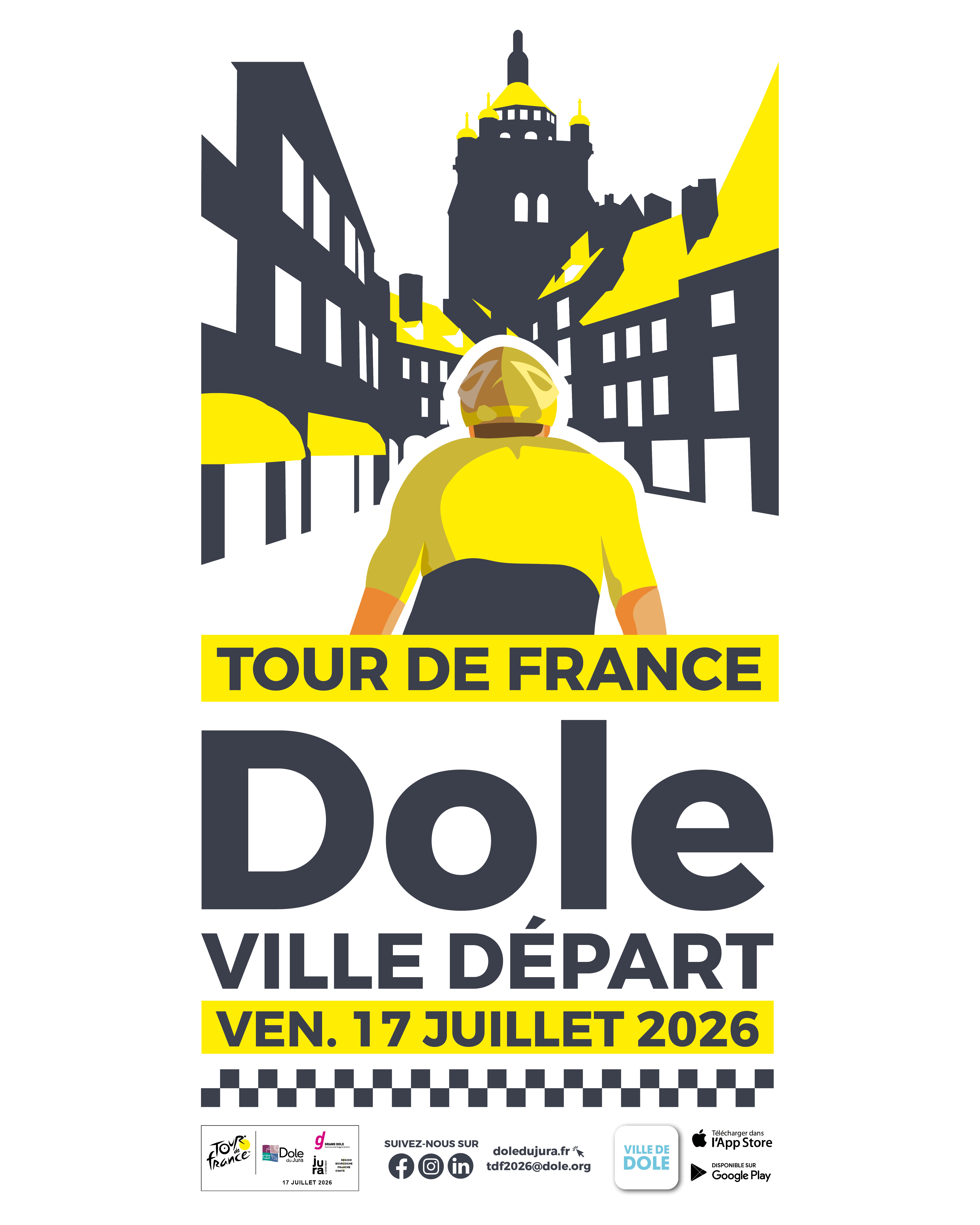 TOUR DE FRANCE - DOLE, VILLE DÉPART