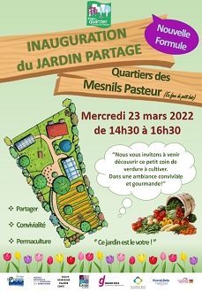 Inauguration du jardin partagé des Mesnils Pasteur