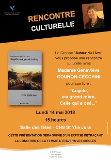 Rencontre littéraire : Geneviève Gounon-Cecchini