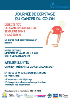 Journée de dépistage du cancer du colon